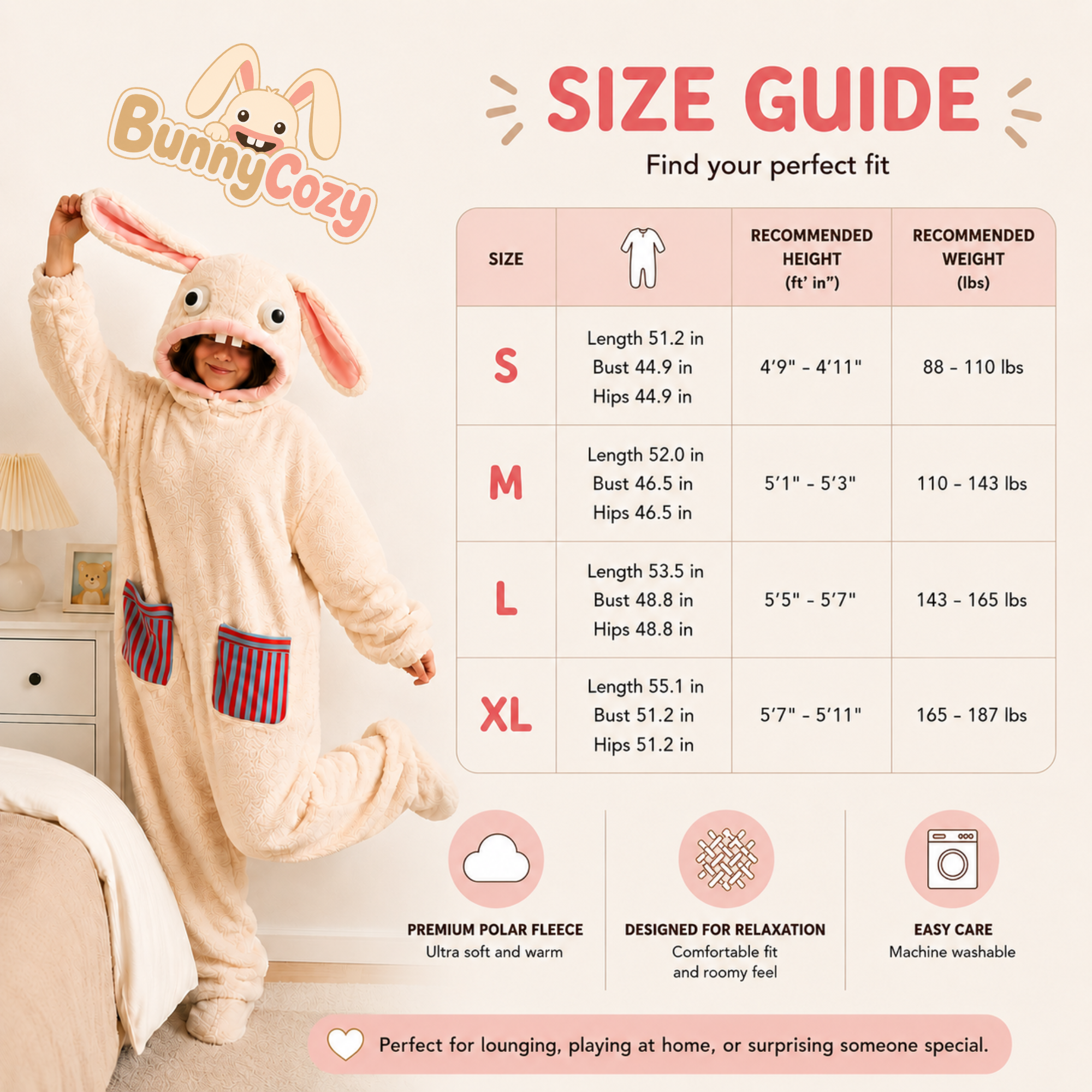 Bunny Cozy™ Hoodie Blanket
